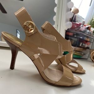 Michael Kors Velcro strap heel